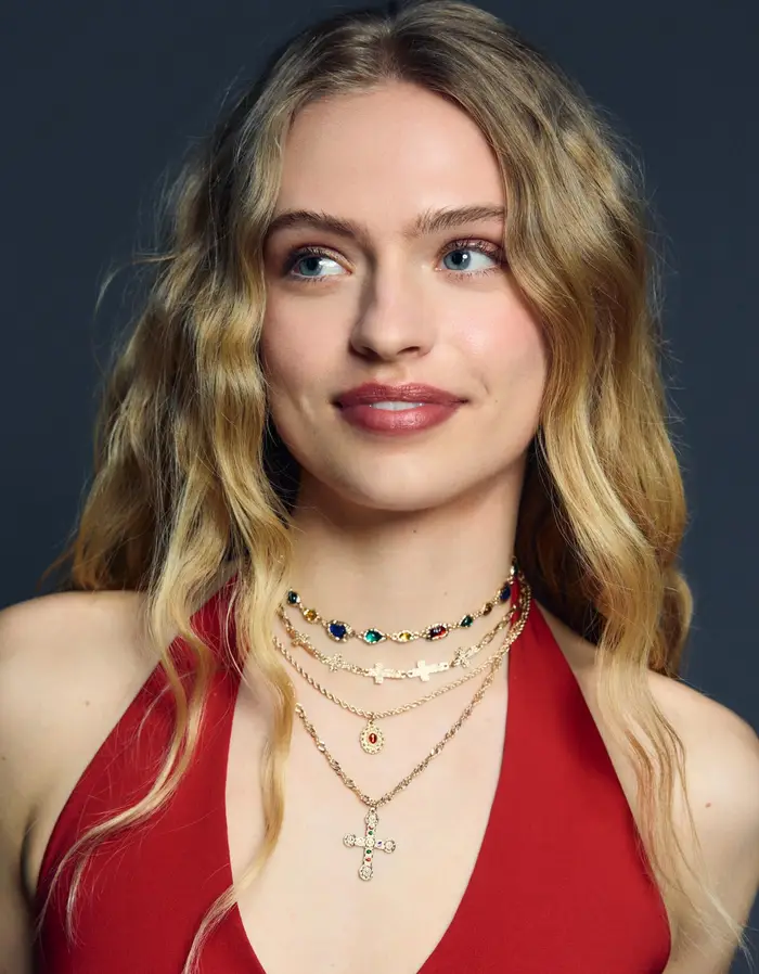 Bershka Set 4 Collane Con Ciondoli Donna Oro