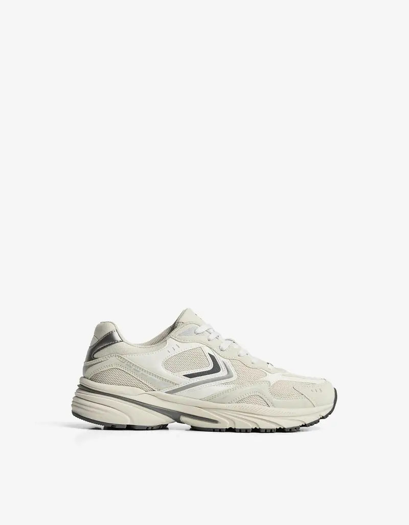 Bershka Sneakers Multielementi Uomo Grigio