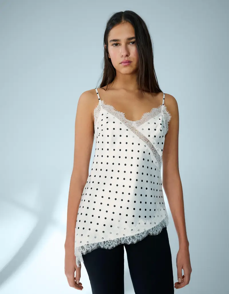 Bershka Top Donna Bianco 4176921