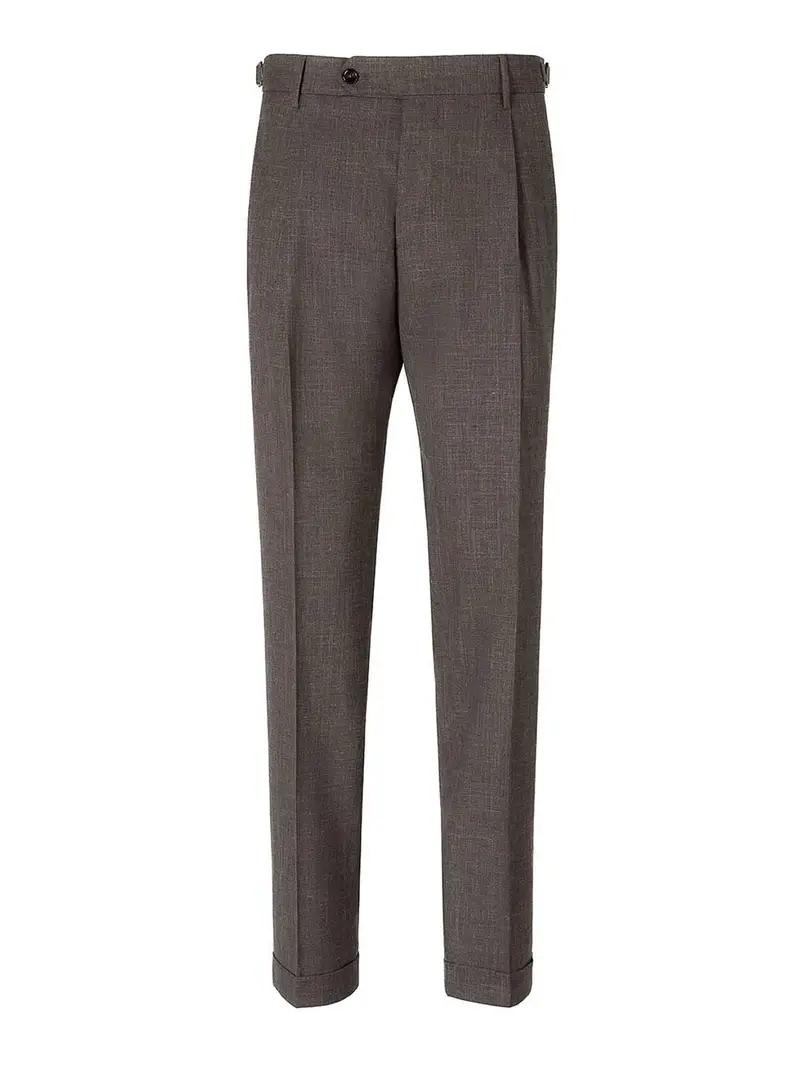 Berwich Pantaloni Relaxed fit Marrone