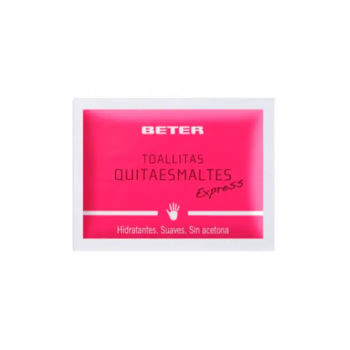 Beter Salviette per solventi per unghie 10U