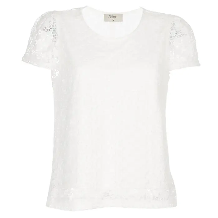 Betty London Camicetta I-LOVI Bianco
