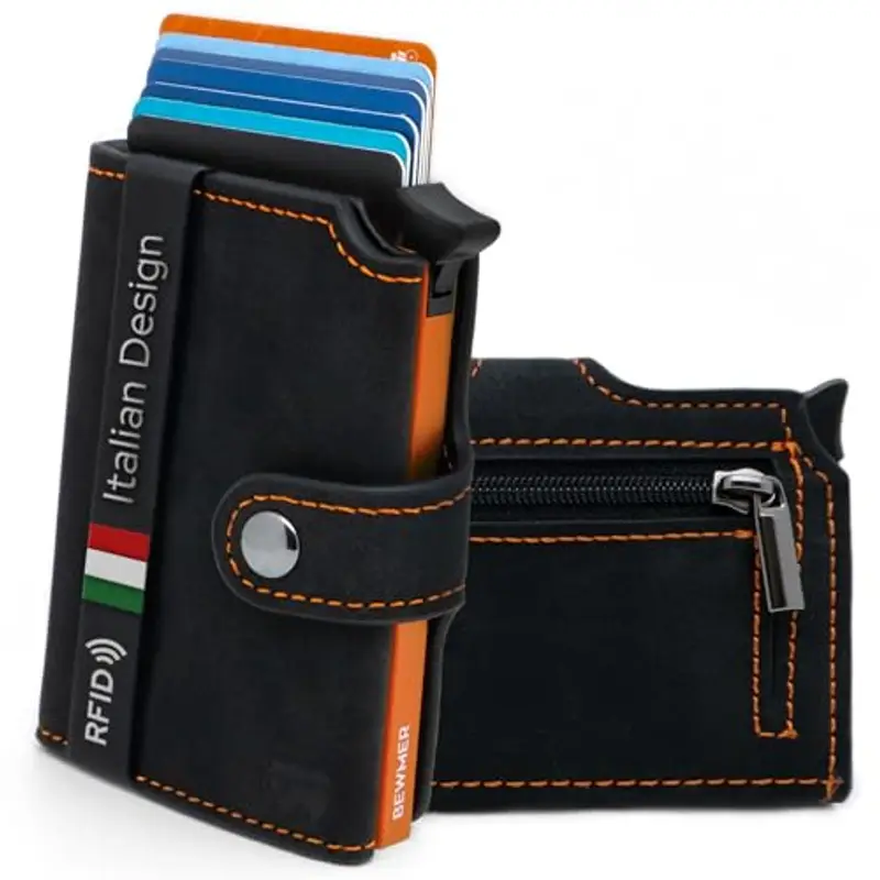 BEWMER Portamonete Uomo Arancione 802023