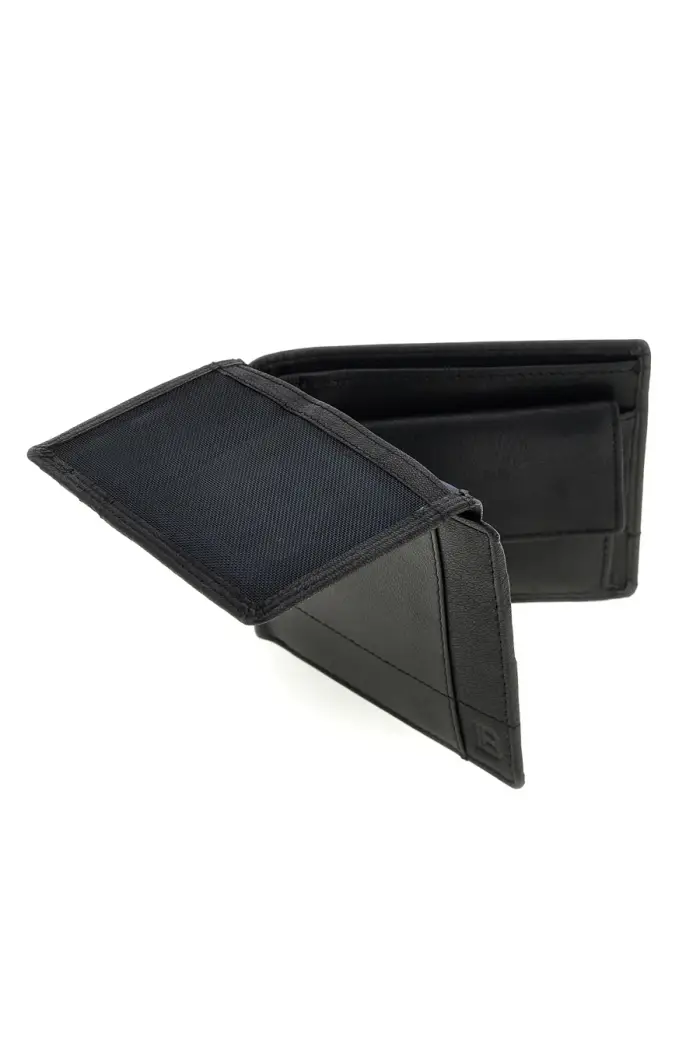 Portafoglio Nero in Vera Pelle con Protezione RFID Biagiotti uomo LB26S-767-40 [NERO] miniatura 3