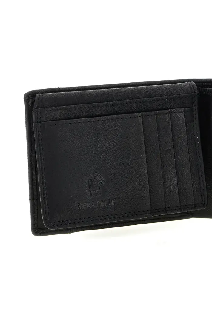 Portafoglio Nero in Vera Pelle con Protezione RFID Biagiotti uomo LB26S-767-40 [NERO] miniatura 4