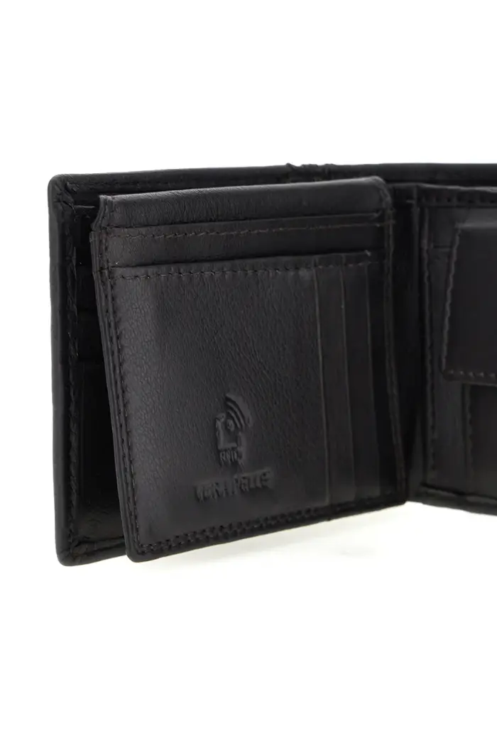 Portafoglio Nero in Vera Pelle con Protezione RFID Biagiotti uomo LB26S-772-44 [MARRONE] miniatura 3