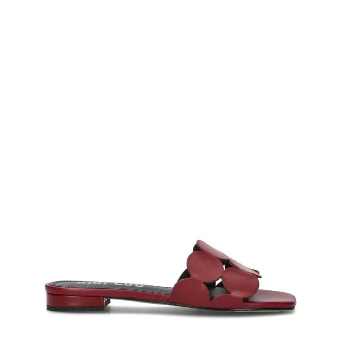 BIBI LOU Ciabatta donna burgundy in pelle Vario