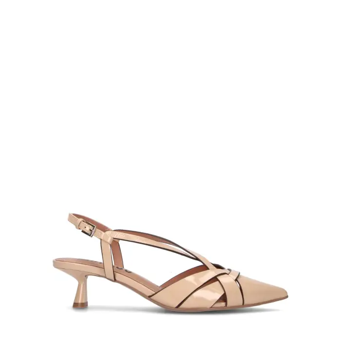 BIBI LOU Slingback donna beige in pelle Vario