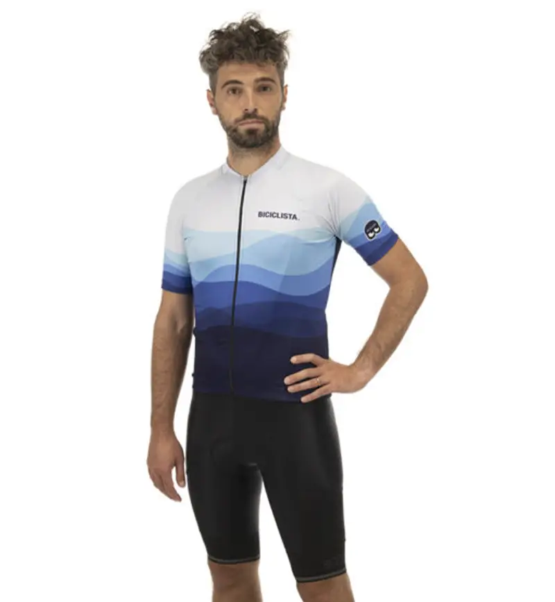 Biciclista Right On - maglia ciclismo - uomo Blue