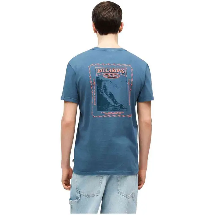 T-shirt Billabong Poster Blu
