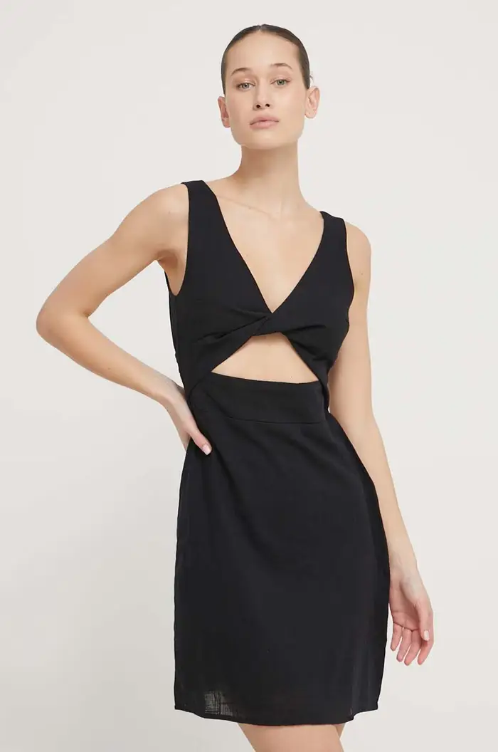 Billabong vestito in cotone Nero