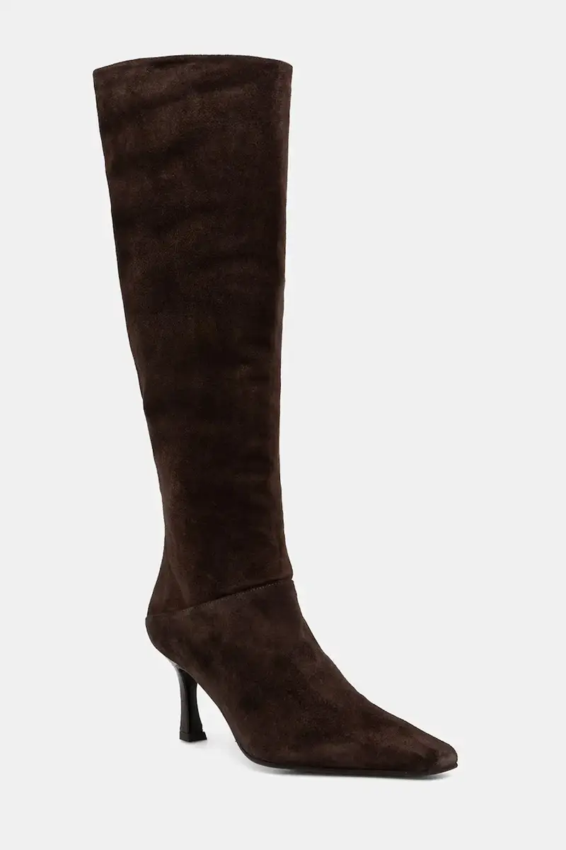 Billi Bi stivali in pelle scamosciata donna colore marrone A9371 556