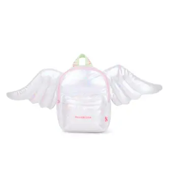 Billieblush per ragazza U22050 Zaino Angel, bianco e argento (OSFA), Casual, Poliuretano, moda per bambini