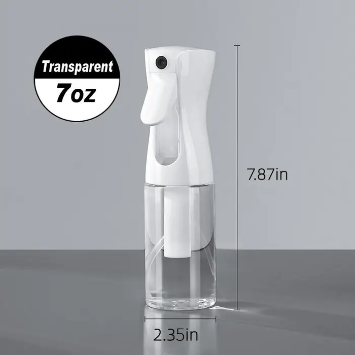 Bottiglia spray per capelli, nebulizzatore d acqua continuo ultra fine per acconciature, pulizia, piante, umidità del viso