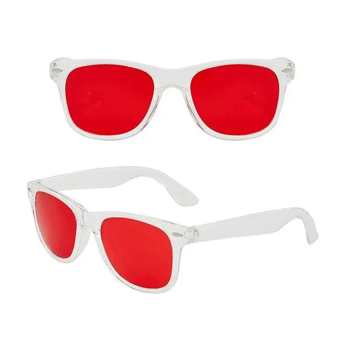 Nuovi Occhiali da Sole Trasparenti Donna Uomo Montatura Trasparente Visione Notturna Occhiali da Sole Specchiati Riflettenti Occhiali Protezione Occhi UV400