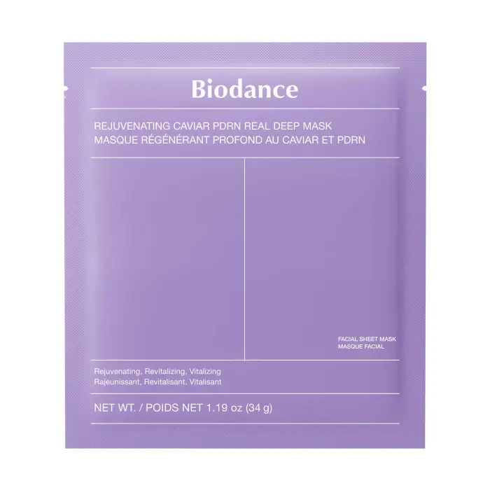 BIODANCE Viso Rejuvenating Caviar PDRN Real Deep Mask - Maschera Illuminante