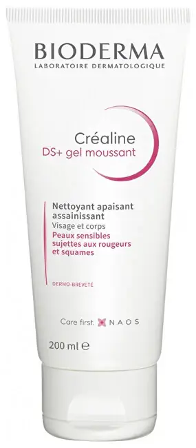 Bioderma Gel viso detergente lenitivo Créaline DS+ Gel Moussant (gel detergente lenitivo) 200 ml