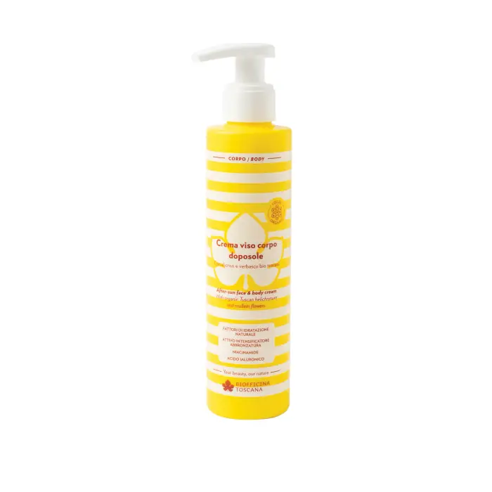 Crema viso corpo doposole 200ml - Crema corpo doposole