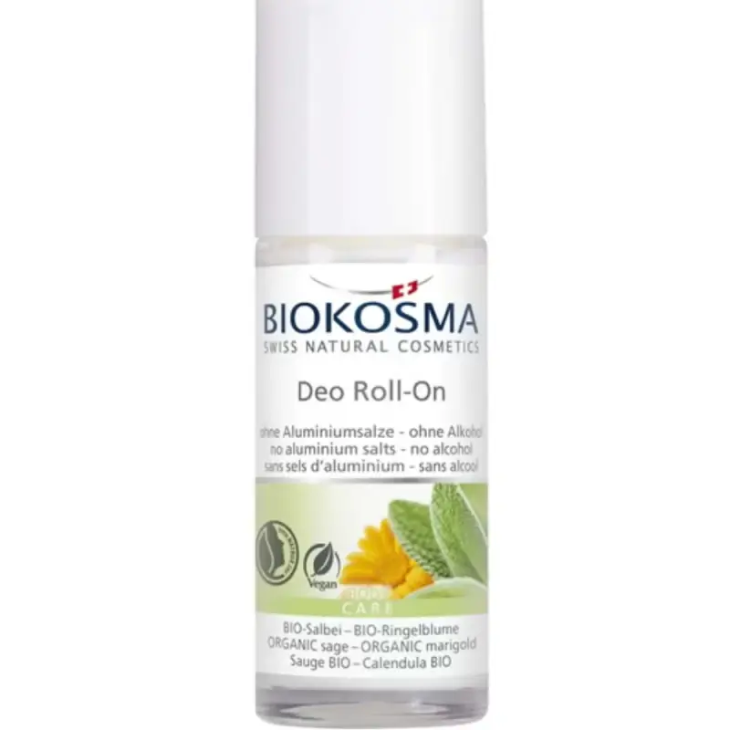 Biokosma Deodorante Roll-On Salvia Bio e Calendula Bio 50 ml
