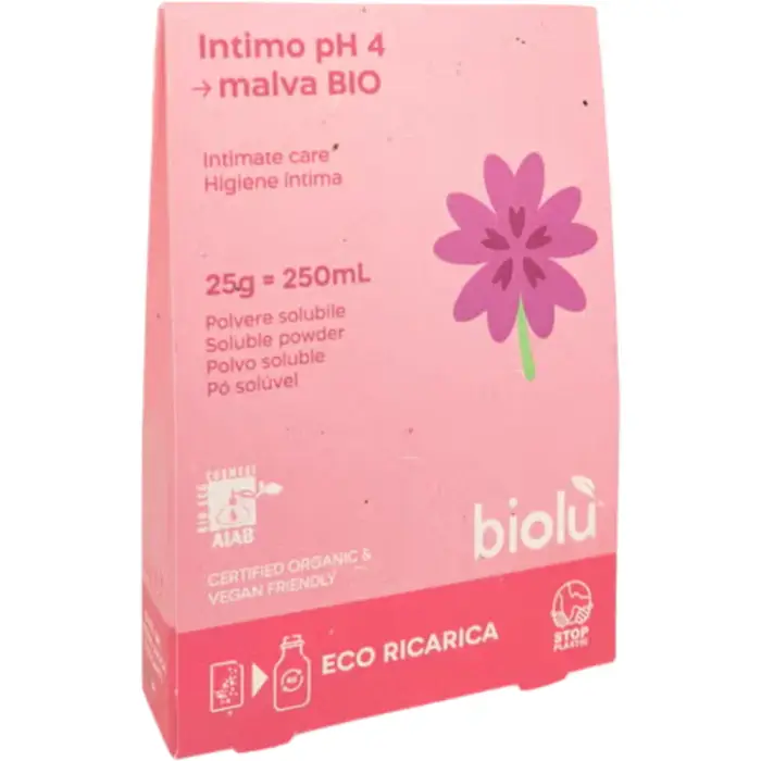 Biolù Gel Detergente Intimo pH 4 - Ricarica in Polvere 25 g