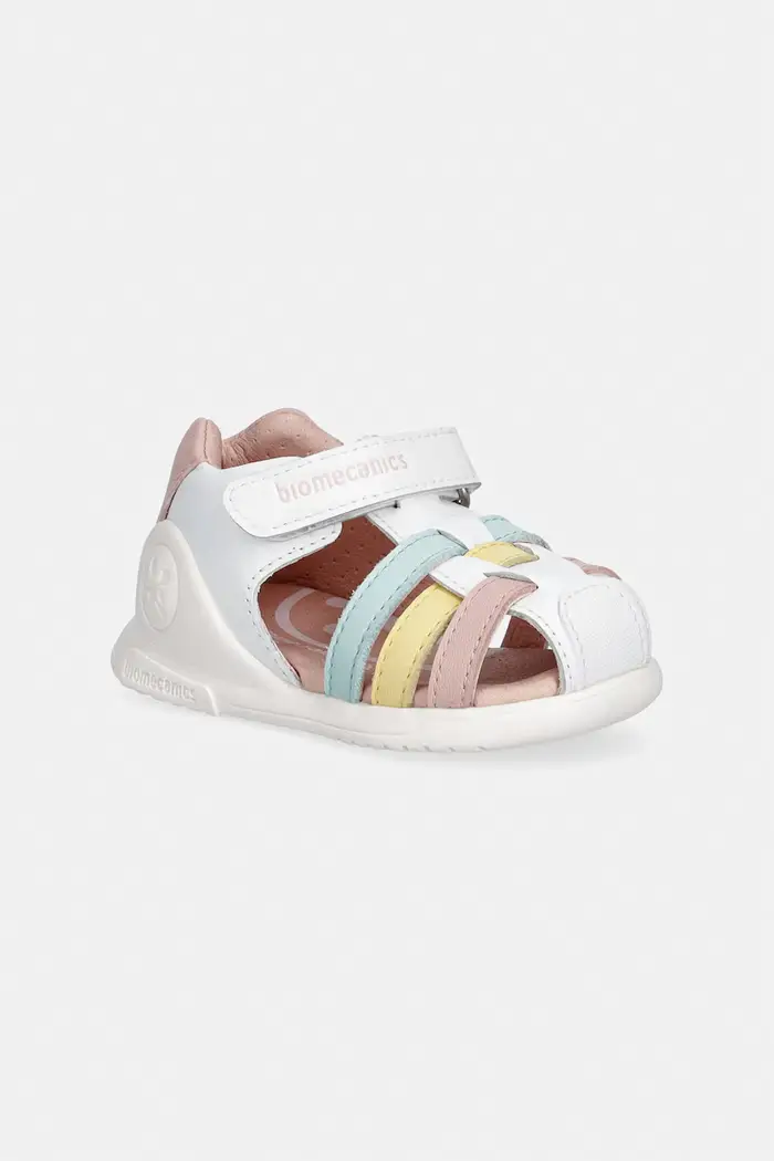 sandali per bambini in pelle Bianco