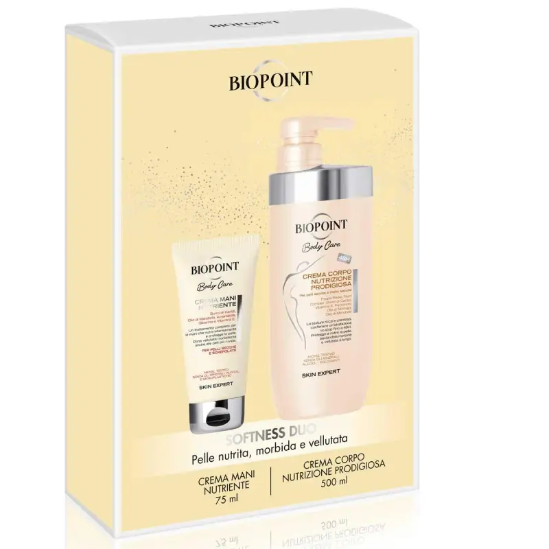 Biopoint Set crema mani 75 ml + crema nutriente prodigiosa 500 ml