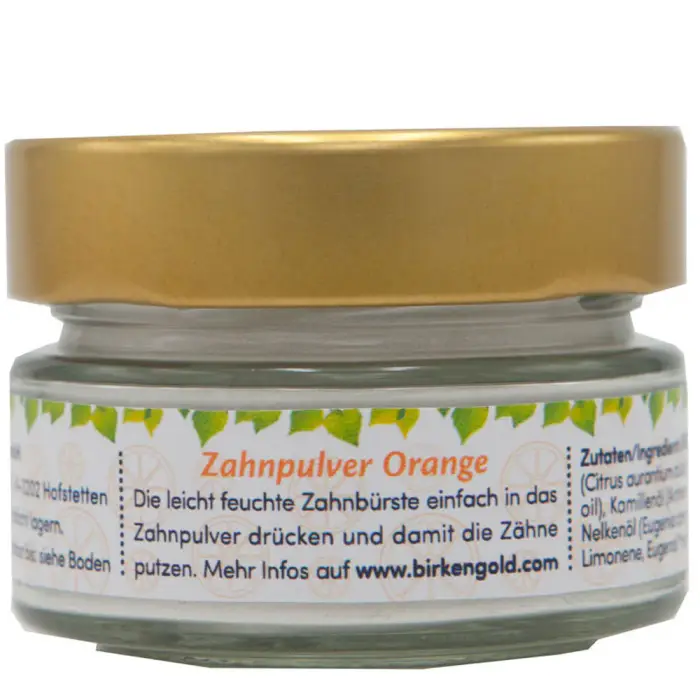 Birkengold Dentifricio in Polvere all Arancia 30 g