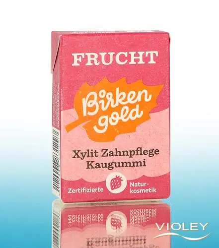 Birkengold Gomma da Masticare Naturale frutta (28 g)