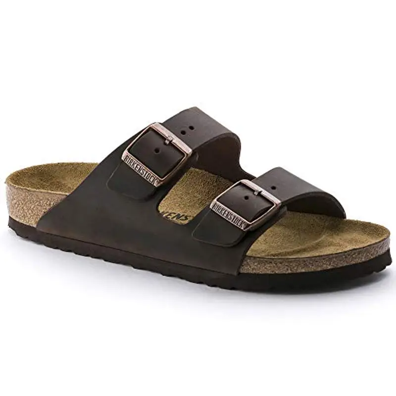 Birkenstock Arizona - Sandali unisex - adulto, Marrone (Habana)