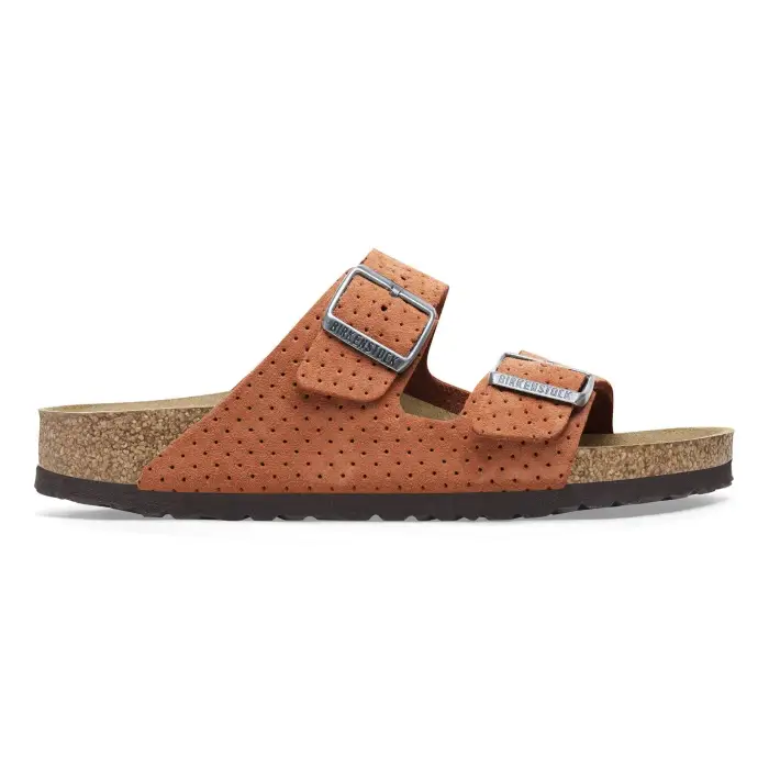 Ciabatte Birkenstock Arizona BS Suede Embossed Orange