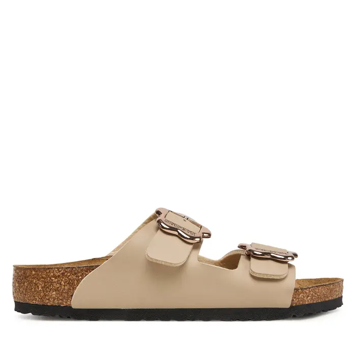 Ciabatte Birkenstock Arizona Flower Buckle Kids 1030419 S Beige