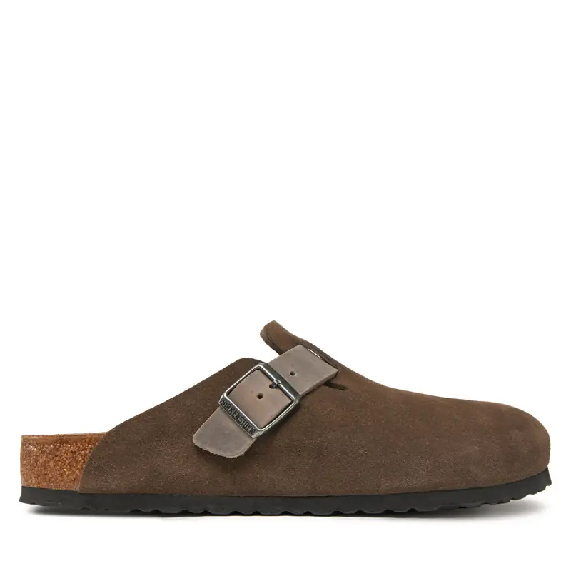 Birkenstock Ciabatte Boston zamsz 1029210 Marrone