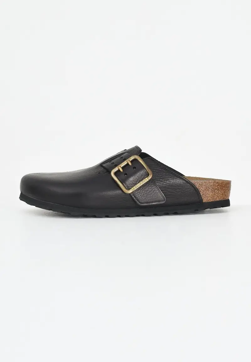 Birkenstock Ciabatte Boston Bold moro da uomo