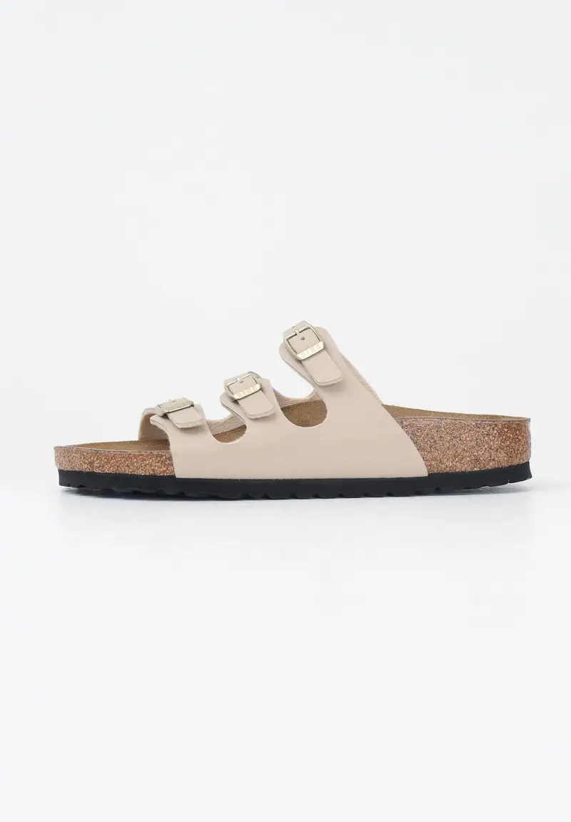 Birkenstock Ciabatte Florida beige da donna