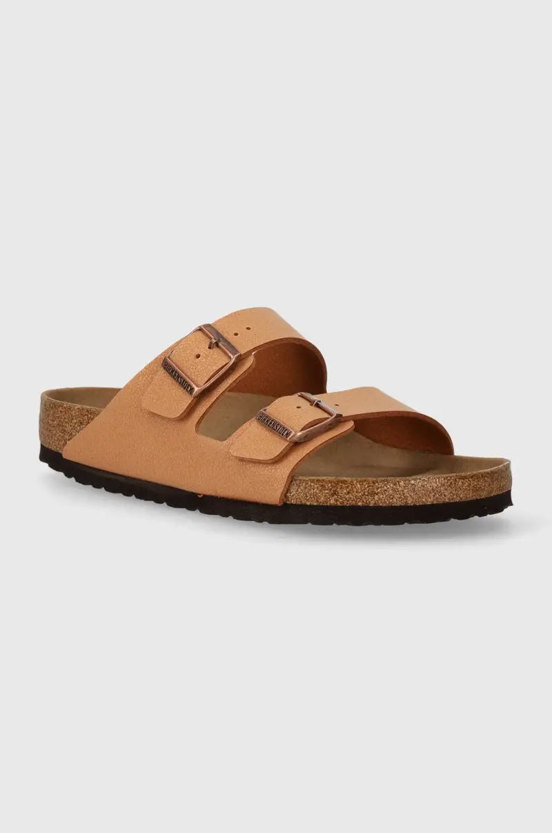 Birkenstock ciabatte slide Arizona uomo colore arancione 1025006