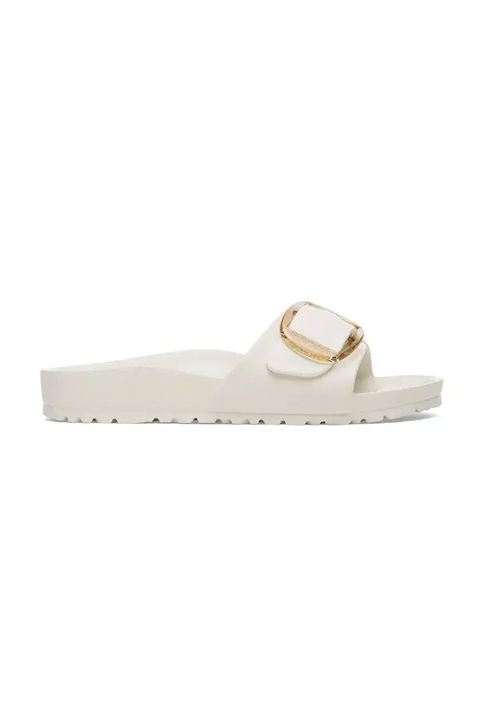 Birkenstock ciabatte slide da donna Madrid Big Buckle EVA Beige