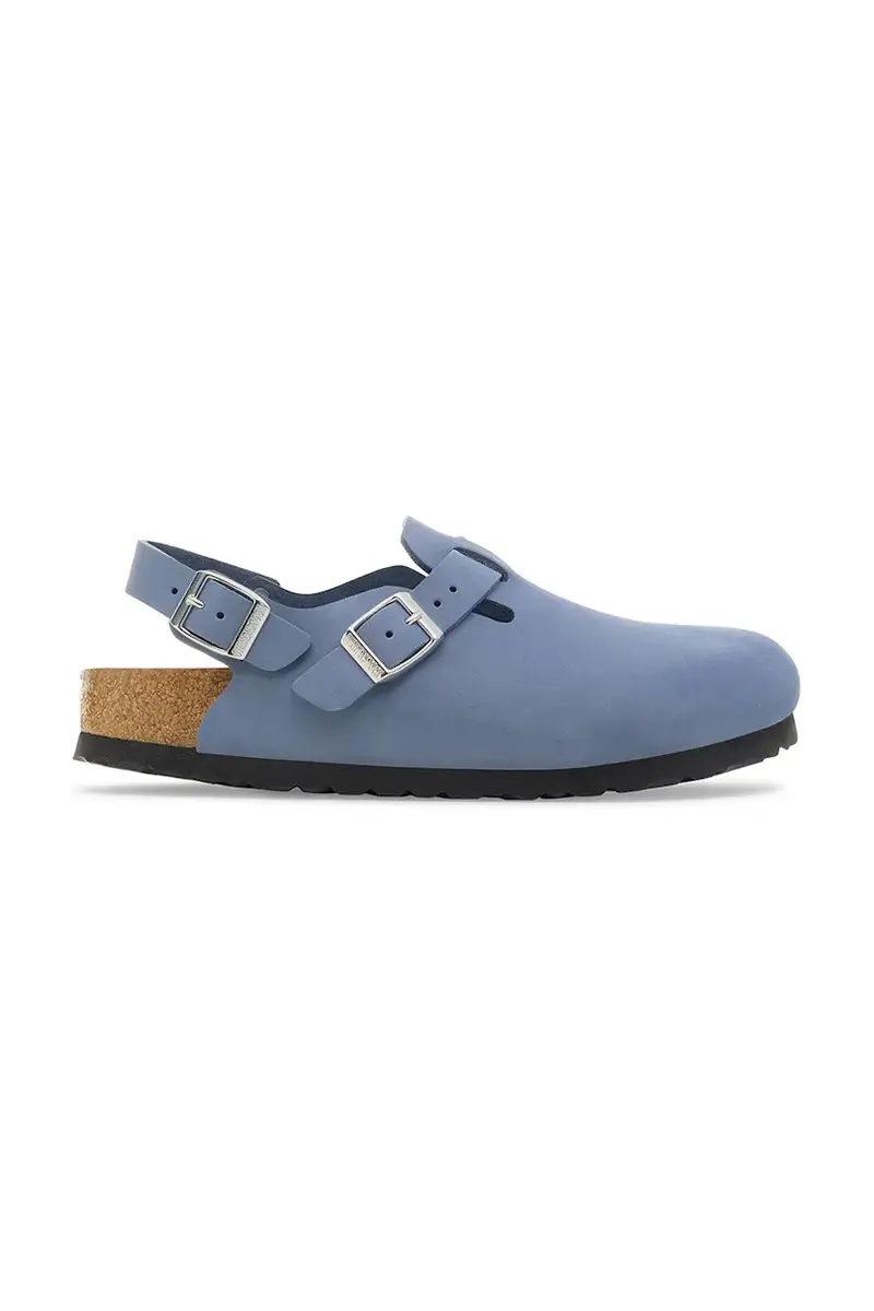 Birkenstock infradito in nubuck Tokio HEX donna colore blu 1030478
