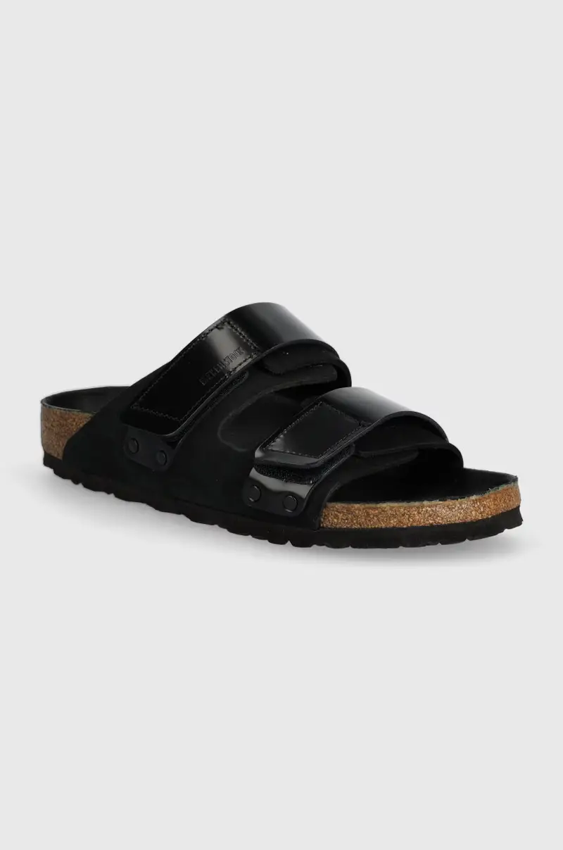 Birkenstock infradito in pelle Uji donna colore nero 1026570