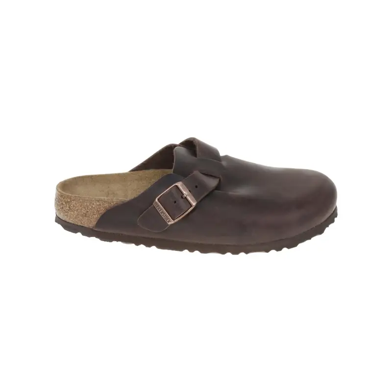 Birkenstock sabot donna in pelle oleata marrone
