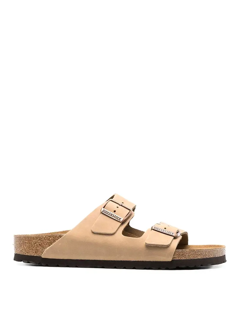 Birkenstock Sandali Arizona con doppio cinturino Marrone
