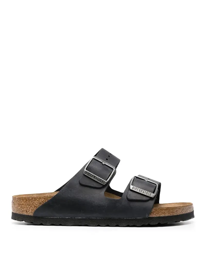 Birkenstock Sandali Arizona con doppio cinturino Nero