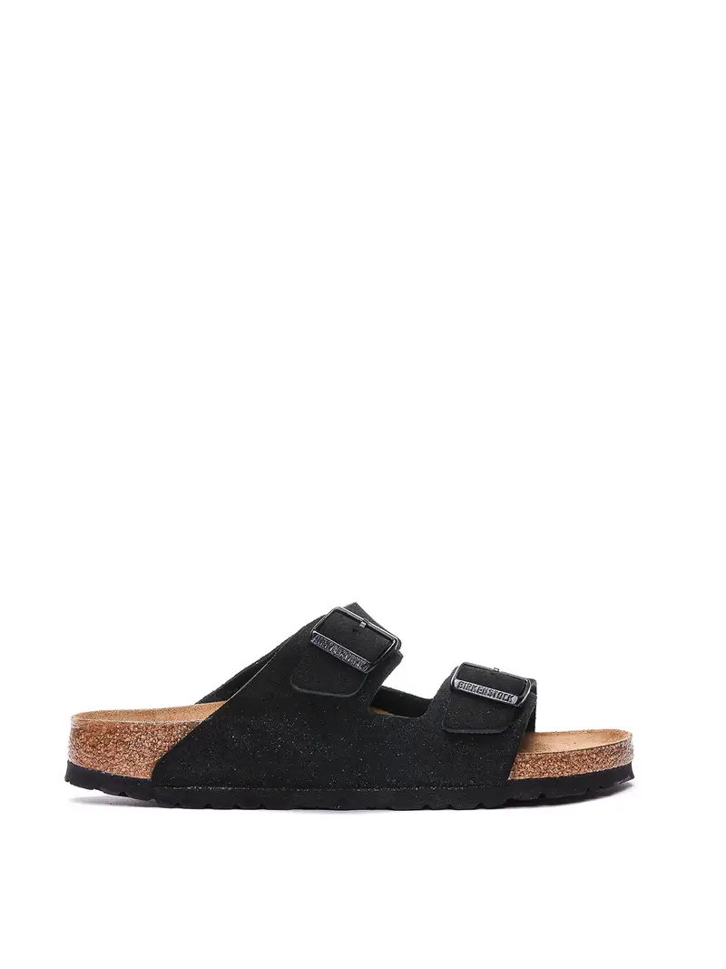 Birkenstock Sandali Arizona in pelle scamosciata Nero