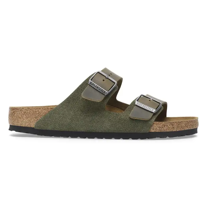 Sandali Birkenstock Arizona Mixed Leather Vert