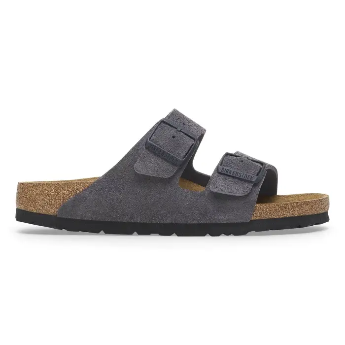 Sandali Birkenstock Arizona Suede Leather Gris