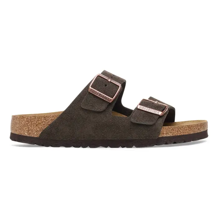 Sandali Birkenstock Arizona Suede Leather Marron