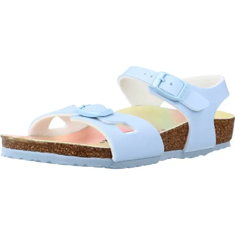Sandalo Bambina RIO KIDS Azzurro | Birkenstock Celeste