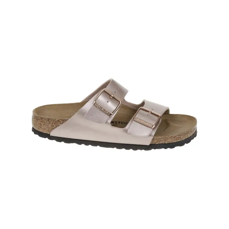 Birkenstock sandalo donna arizona in pelle metallizzata bronzo