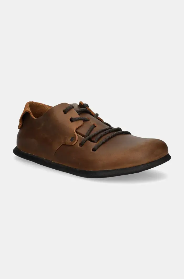 Birkenstock scarpe in pelle Montana Marrone