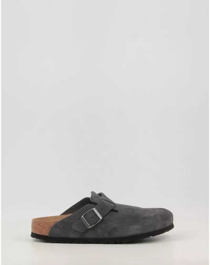 Birkenstock Zoccoli Boston LEVE Charcoal Grigio Misurare - 36, Colore - Grigio