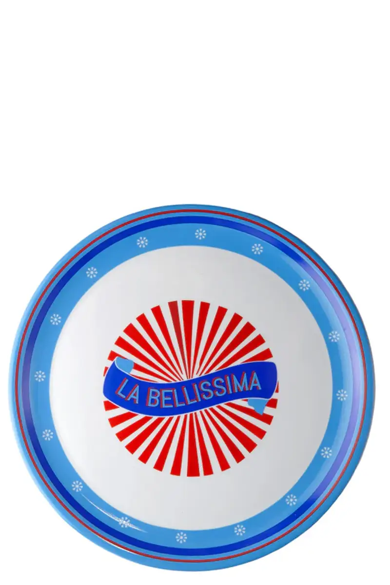BITOSSI Piatto Pizza 'La Bellissima' ⌀ 32 Cm Multi